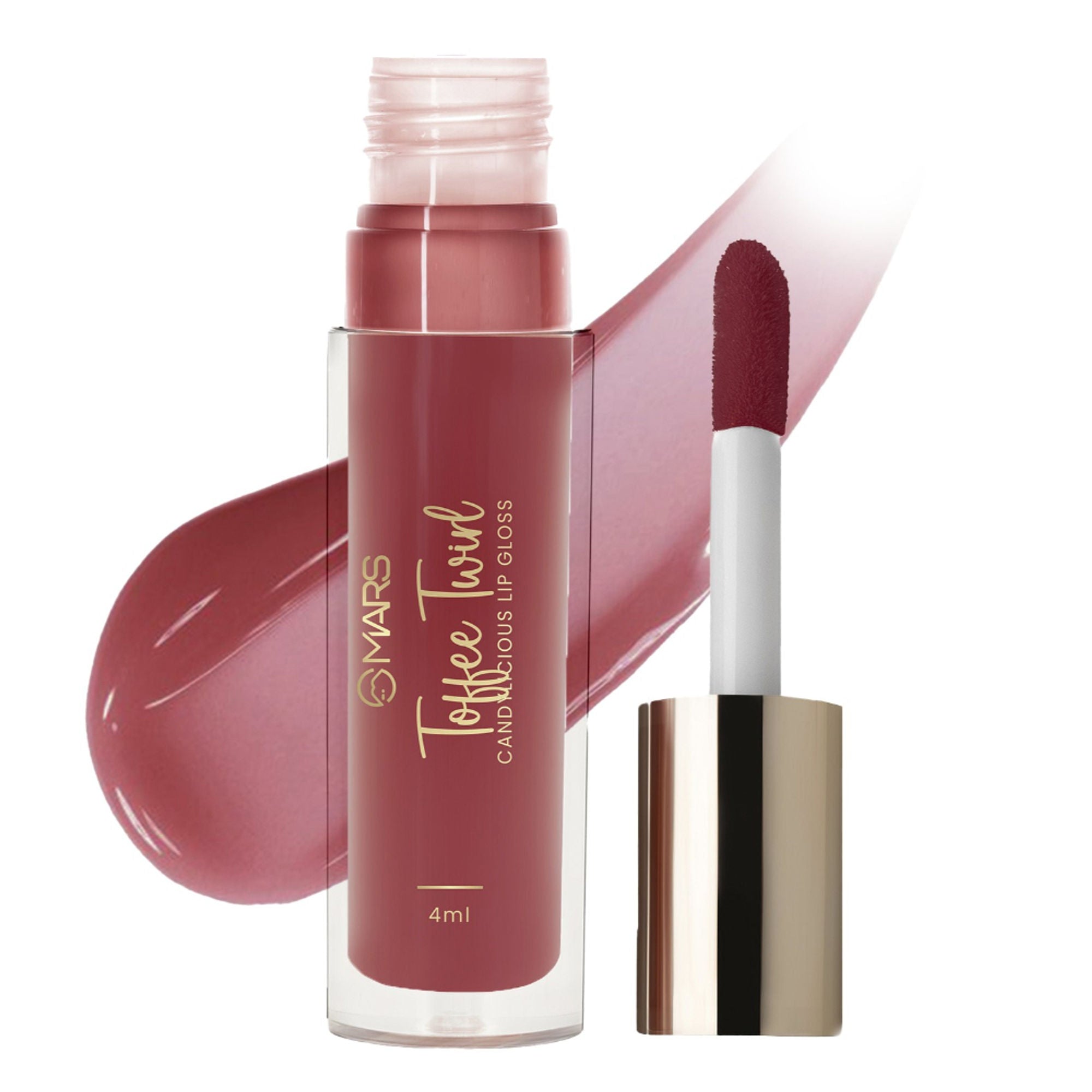 MARS Cosmetics Candylicious Colored Lip Gloss - Toffee Twirl - Distacart