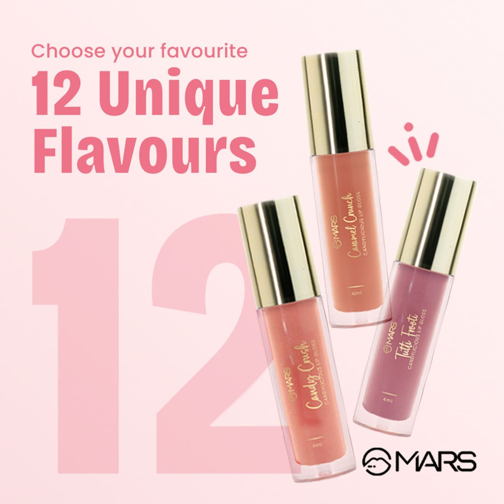 MARS Cosmetics Candylicious Colored Lip Gloss - Berry Burst - Distacart