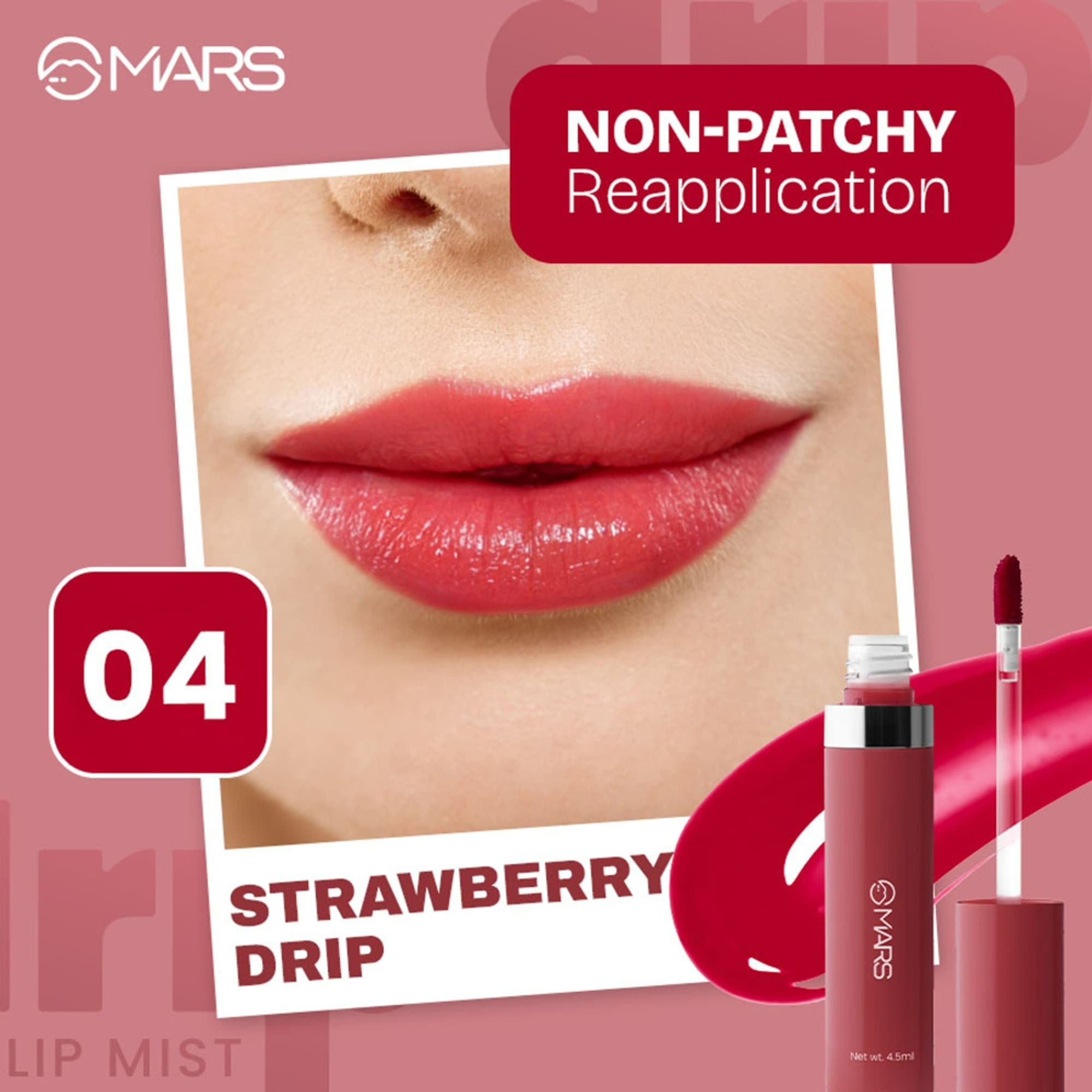 MARS Cosmetics Drip Lip Mist - 04 Strawberry Drip