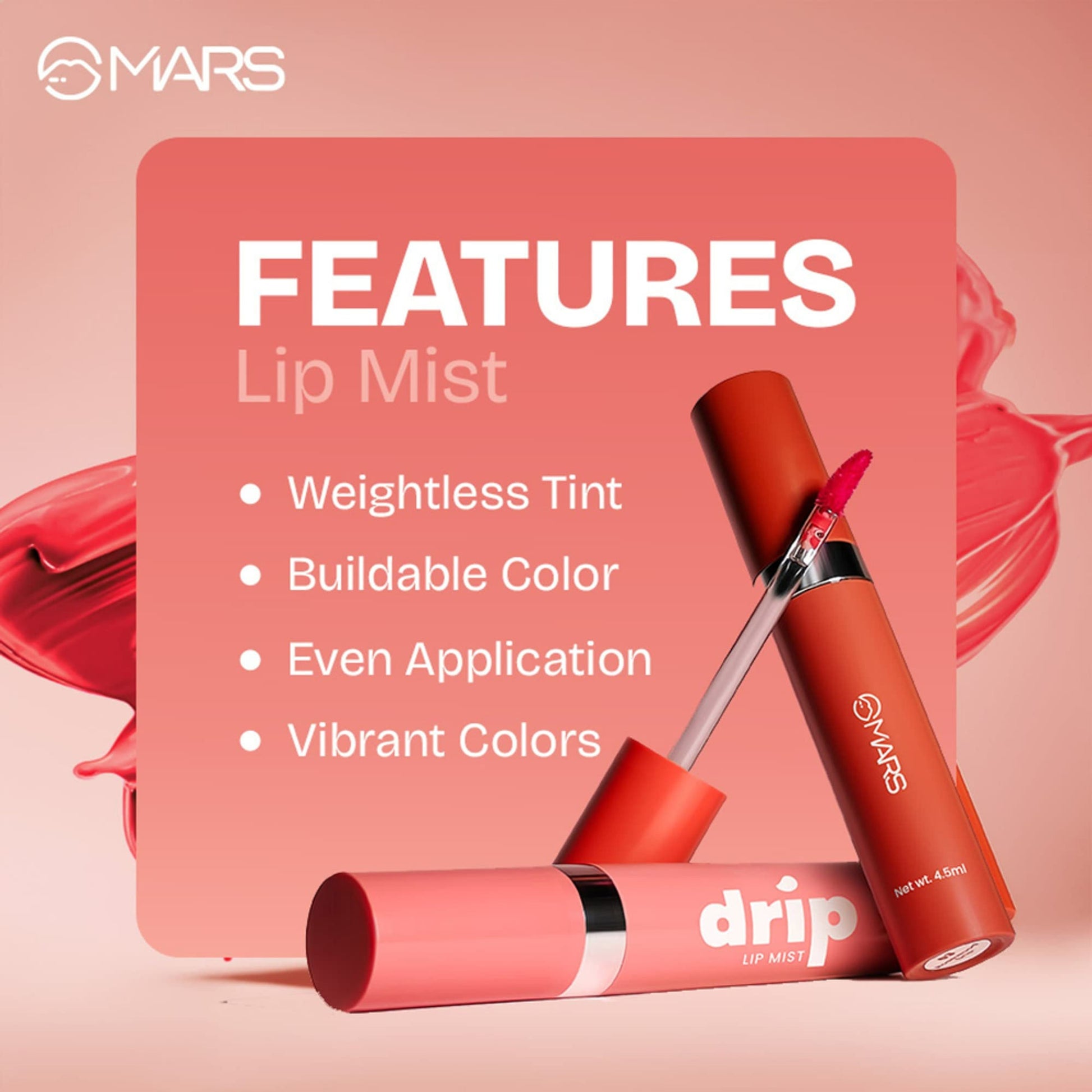 MARS Cosmetics Drip Lip Mist - 06 Cocoa Drip - Distacart