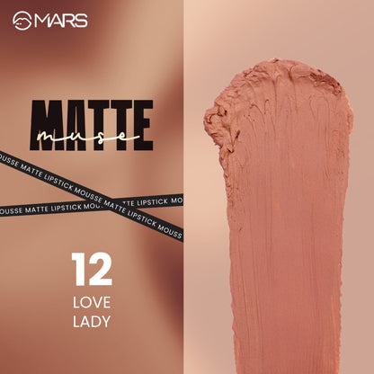 MARS Cosmetics Mousse Matte Lipstick - Love Lady - Distacart