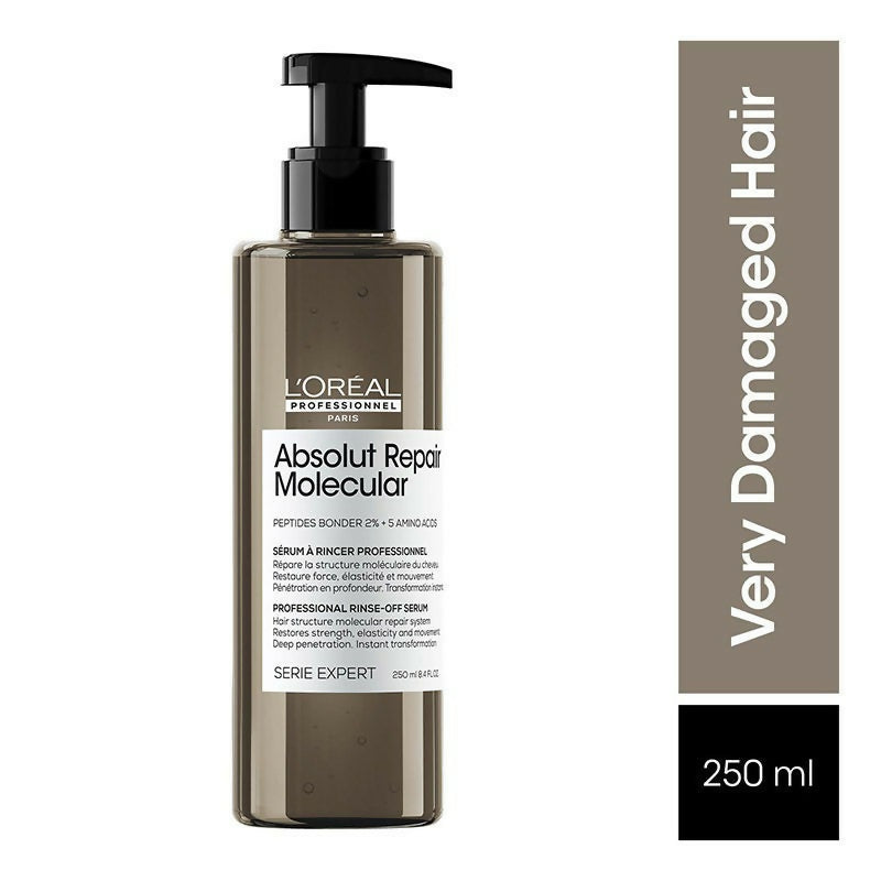 L'Oreal Paris Absolut Repair Molecular Deep Repairing Hair Rinse-Off Serum - Distacart