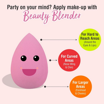 Bronson Professional Pink Ultimate Classic Beauty Blender Makeup Sponge - Dista