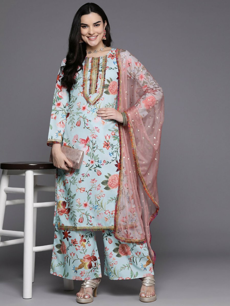 Ahalyaa Women's Traditional wear Kurta Set - Multi Color - Distacart