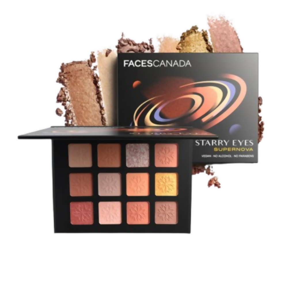 Faces Canada Starry Eyes Eye Shadow Palette - Supernova - Distacart