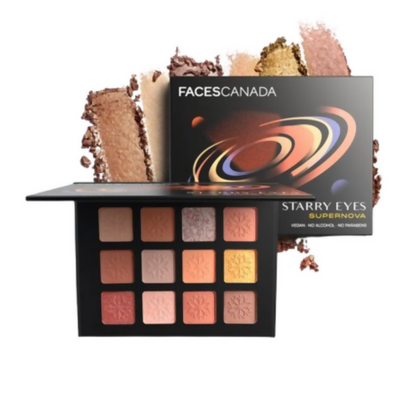 Faces Canada Starry Eyes Eye Shadow Palette - Supernova - Distacart