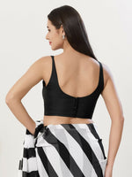 Thumbnail for Joban Fashion Women Jacquard Black Stitched Blouse - Distacart