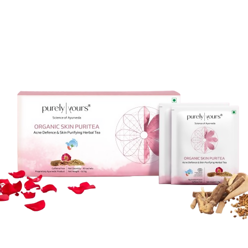 Purely Yours Organic Skin Puritea Herbal Tea for Acne Defence & Skin Purifying - Dista