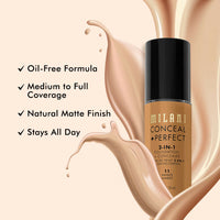 Thumbnail for Milani Conceal + Perfect 2-In-1 Foundation + Concealer - Amber - Distacart