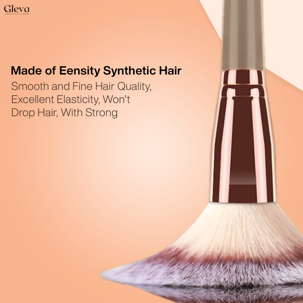 Gleva Multipurpose Kabuki Makeup Brush Dual-Ended Foundation Brush - Distacart