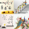 Walltech Combo of 4 Wall Stickers - Dista