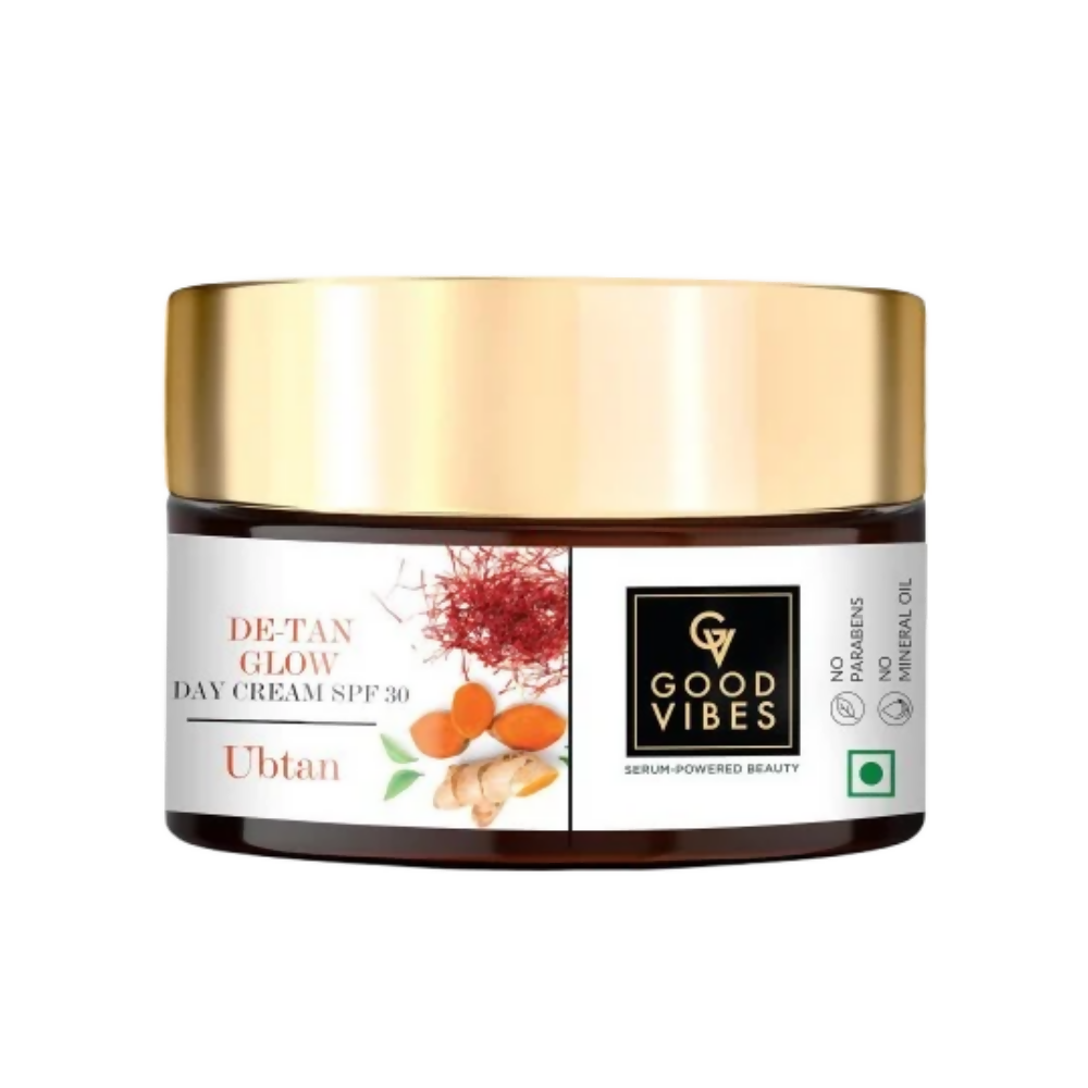 Good Vibes Ubtan De-Tan Glow Day Cream SPF 30