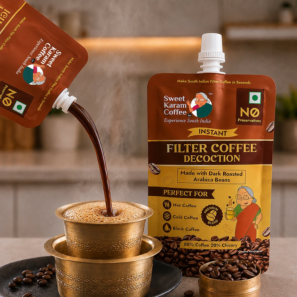 Sweet Karam Coffee Instant Filter Coffee Decoction - Dista