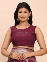 Thumbnail for Astita Banarasi Silk Purple Saree