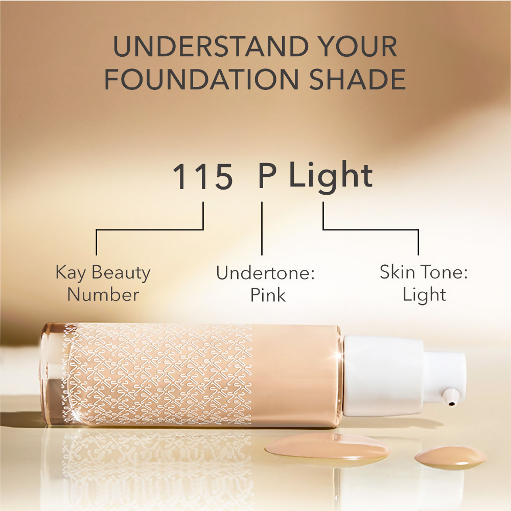 Kay Beauty By Katrina Kaif Hydrating Foundation - 125Y Medium - Distacart