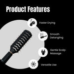 Thumbnail for FOLELLO Professional Vent Hair Styling Brush for Blow Drying & Detangling - Dista