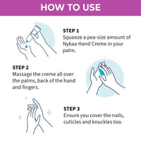 Thumbnail for Nykaa Rose & White Musk Hand & Nail Creme - Distacart