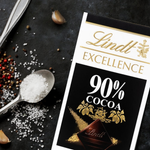 Thumbnail for Lindt Excellence 90% Cocoa Dark Supreme Chocolate - Dista