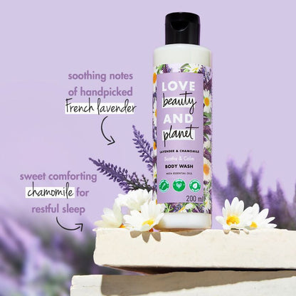 Love Beauty And Planet Lavender & Chamomile Calming Body Wash - Distacart