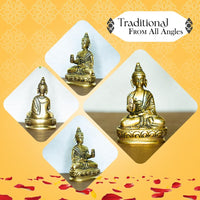 Thumbnail for Ekhasa Pure Brass Gautam Buddha Statue - Distacart