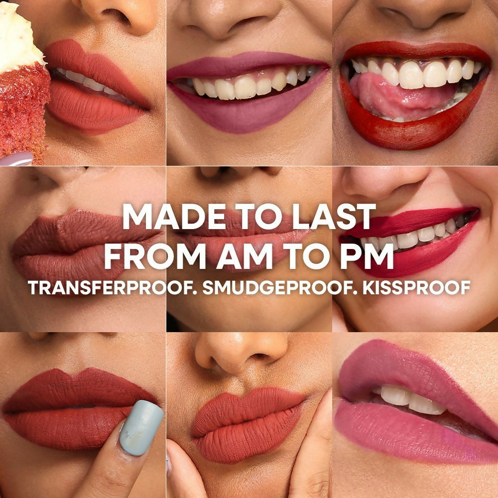 Nykaa Matte To Last ! Transferproof Liquid Lipstick - Mishti -10 - Dista