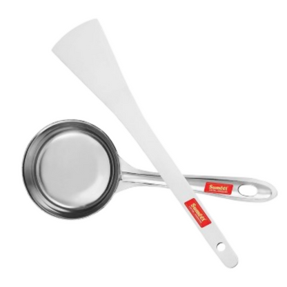 Sumeet Stainless Steel Perfect Dosa Making Spoon/Ladle Set - Dista