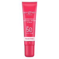 Thumbnail for Dot & Key Barrier Repair Ceramide & Peptide SPF 50 Lip Balm - Plush Pink - Distacart