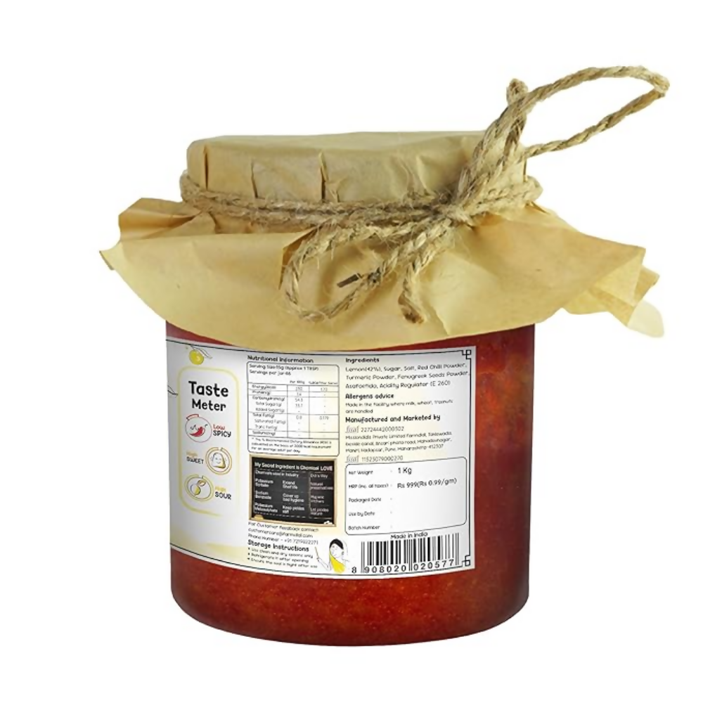 FarmDidi Crushed Lemon Pickle - Lemon - Distacart