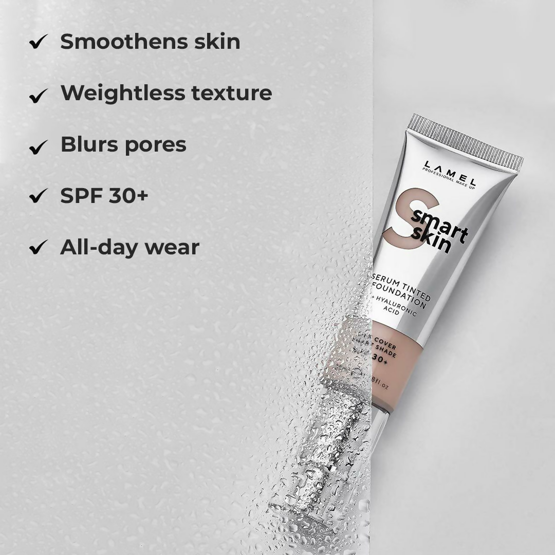 Lamel Smart Skin Serum Tinted Foundation SPF30+ - 402 Beige - Distacart