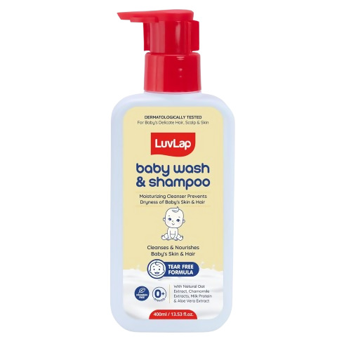 LuvLap Baby Wash & Shampoo with Chamomile, Milk Protein, Oatmeal & Shea Butter - Distacart