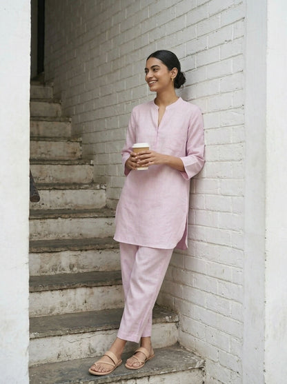 Gharana India Aira Lavender Coord Set - Dista