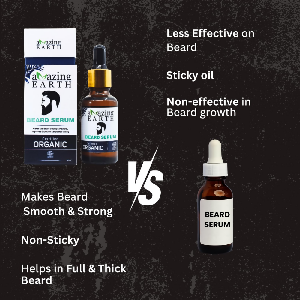 Amazing Earth Certified Organic Beard Serum - Dista