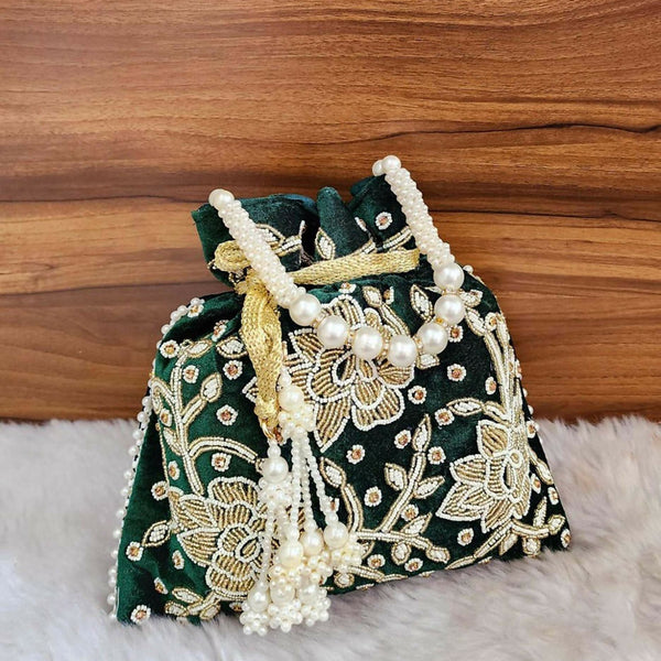 Joban Fashion Potli Bags - Green