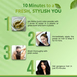Thumbnail for Nisha Quick Color Henna-Based Hair Color-Natural Black - Distacart