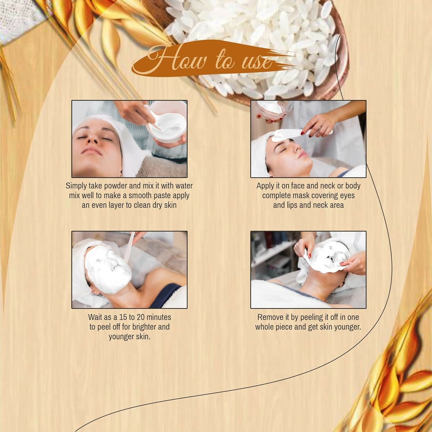Purobio Algae Peel off Face Mask Whitening Rice Facial Mask - Distacart