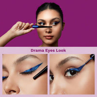 Thumbnail for Pilgrim Oh The Drama! Metallic Eyeliner Blue Rebel - Distacart