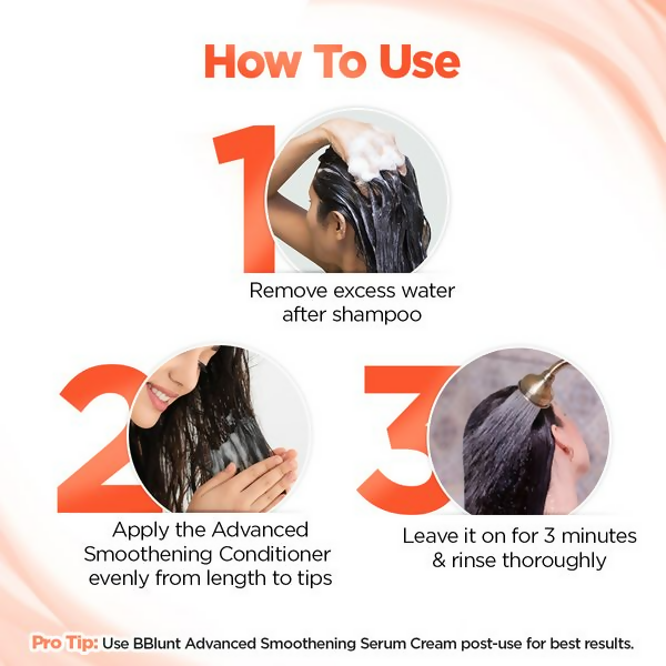 BBlunt Advanced Smoothening Conditioner with Keratin & Hyaluronic Acid - Distacart