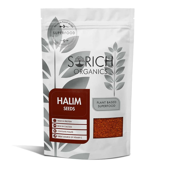Sorich Organics Raw Halim Seeds (Aliv Seeds) - Whole Natural - Distacart