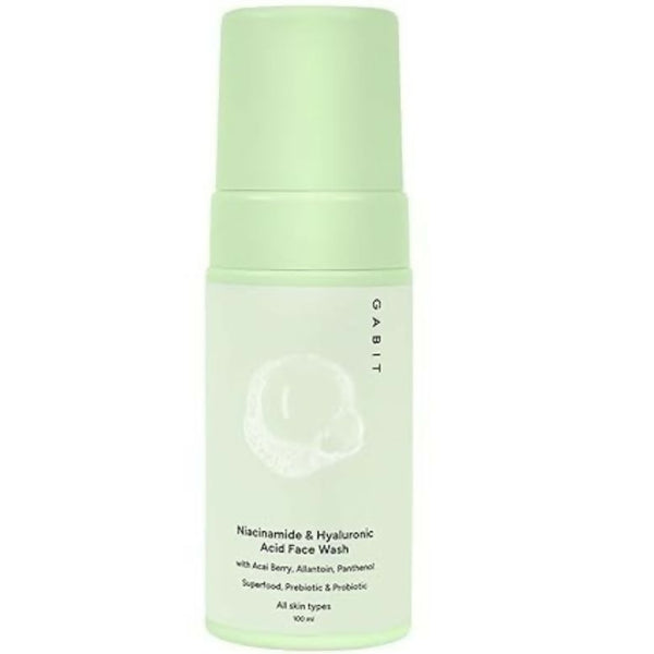 Gabit Niacinamide & Hyaluronic Acid Foaming Face Wash - Distacart