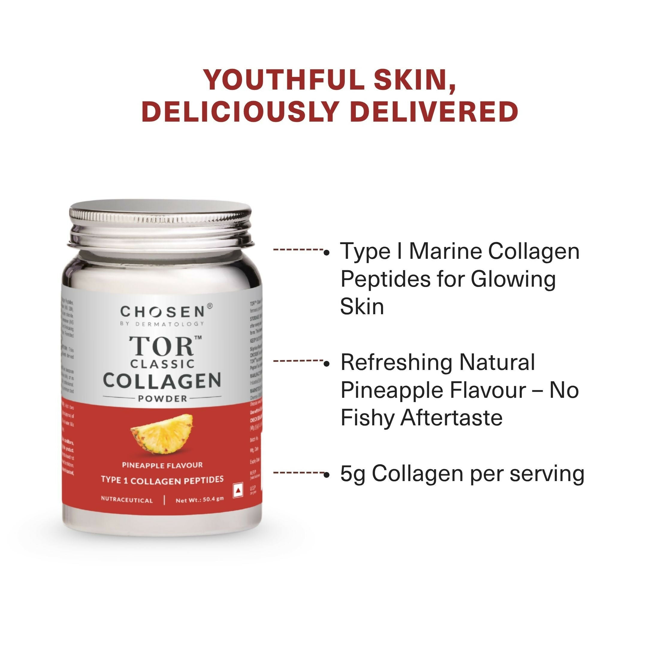 Chosen Tor Classic Marine Collagen Powder Skin Hair & Joint Health