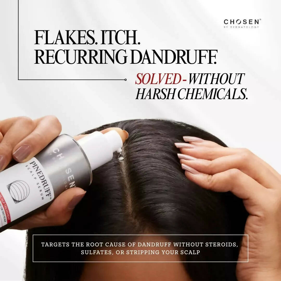 Chosen Pinedruff Scalp Serum Best Dandruff Control Treatment Solution With Pycnogenol - Distacart