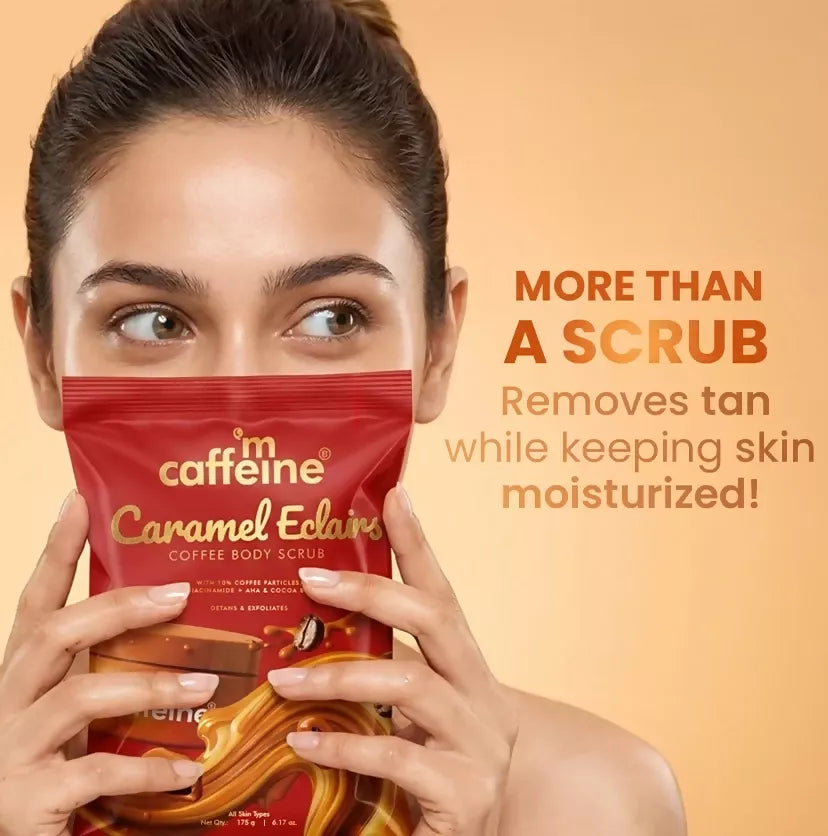mCaffeine Caramel Eclairs Coffee Body Scrub