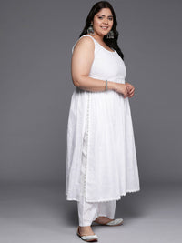 Thumbnail for Ahalyaa Women's Traditional wear Kurta Set - White - Distacart