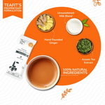 Thumbnail for TeaFit AM/PM Wellness No Sugar Tea Premix - Ginger Tea & Turmeric Latte - Distacart