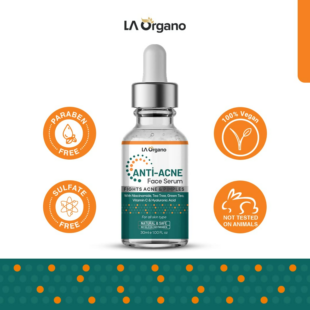LA Organo Anti Acne Face Serum - Distacart