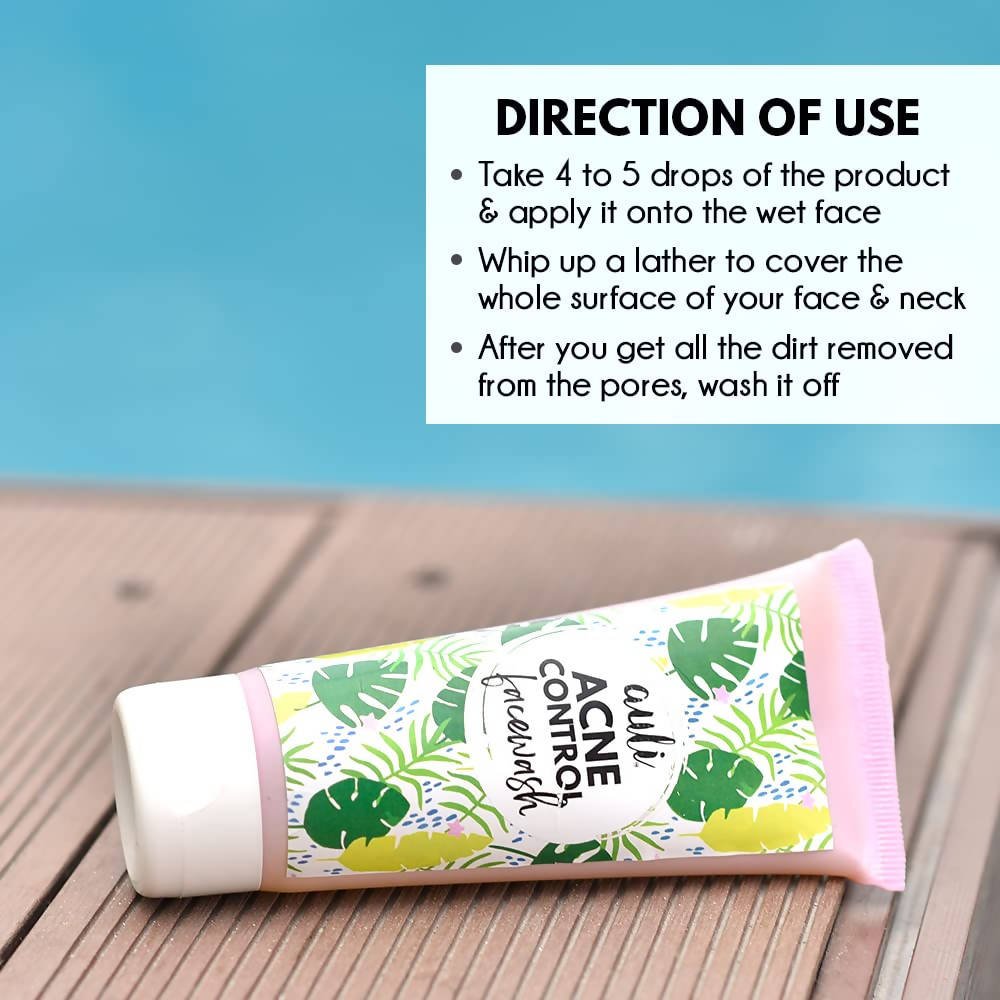 Auli Acne Control Face Wash - Distacart