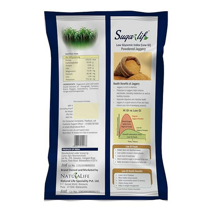 Sugarlif Low GI Jaggery Powder - Distacart
