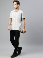 Thumbnail for Alcis Men Brand Logo Embroidered Polo Collar Sports T-shirt - Distacart