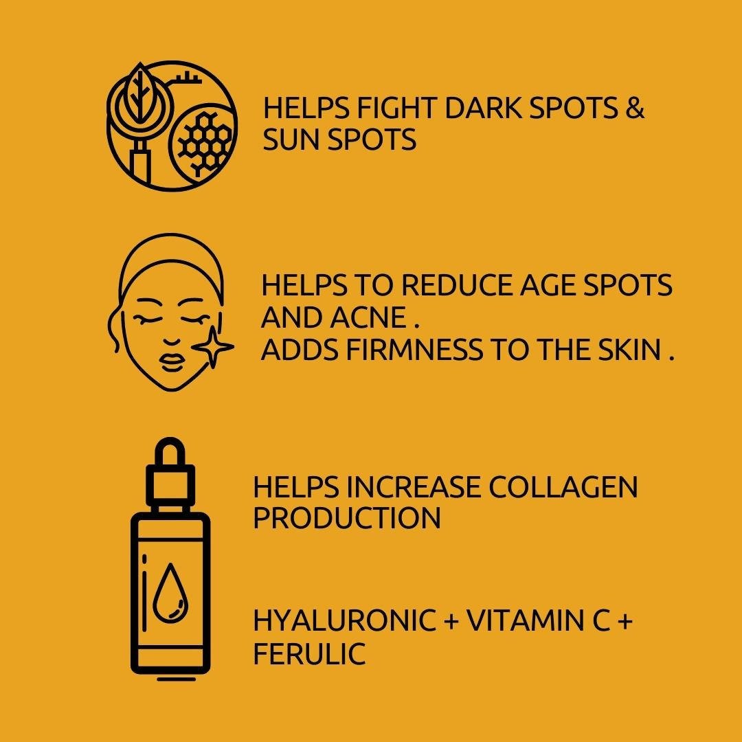 Amayra Naturals Ziya Vitamin C Face Serum - Distacart