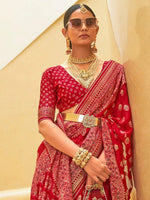 Thumbnail for Anouk Woven Design Zari Organza Banarasi Saree - Distacart
